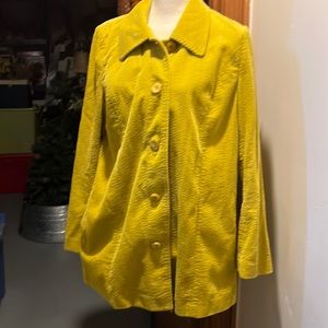 JJill wide corduroy jacket with pockets, size medium